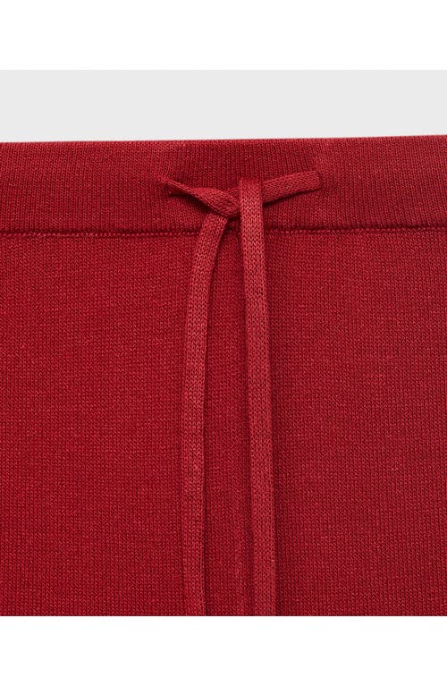 Mango Knit Drawstring Straight Leg Pants