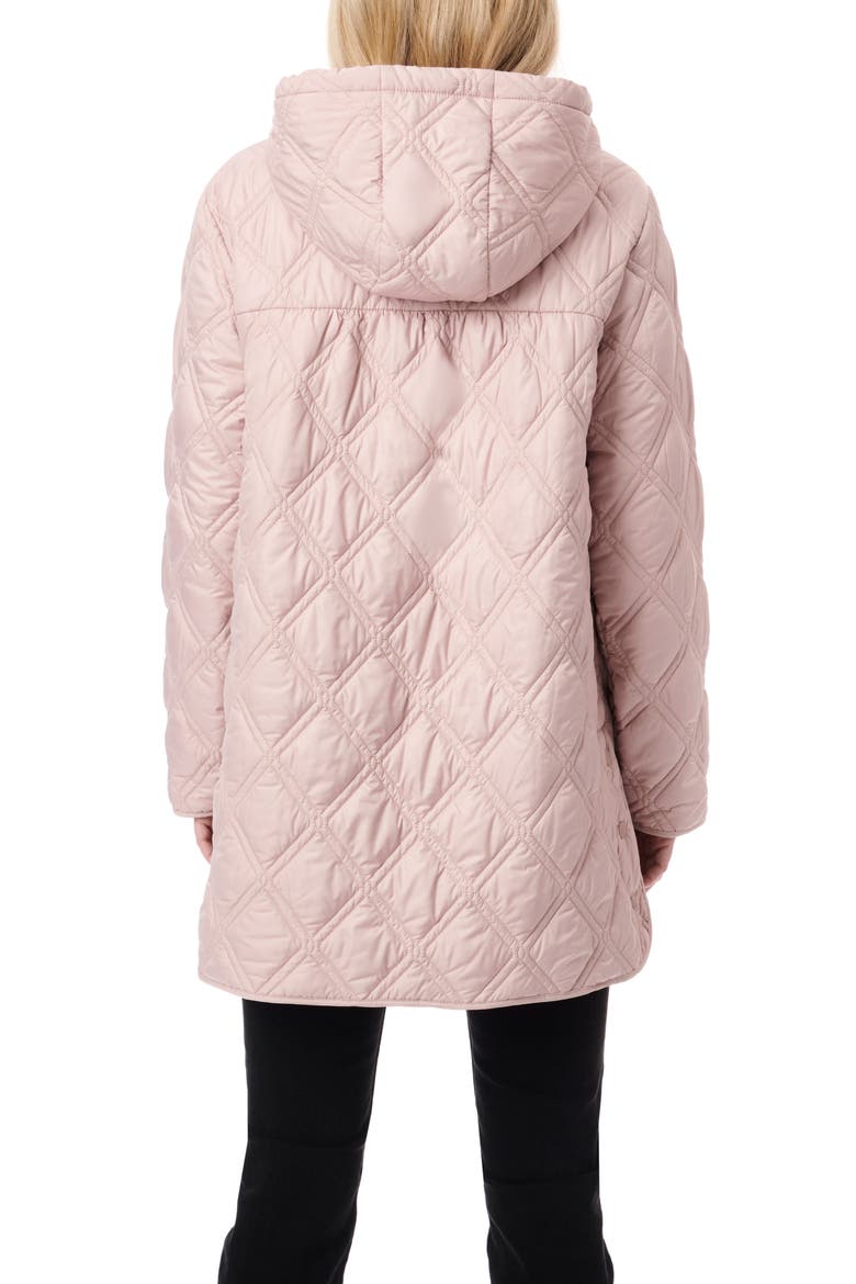 Hooded Quilted Liner Jacket, Alternate, color, DESERT ROSE