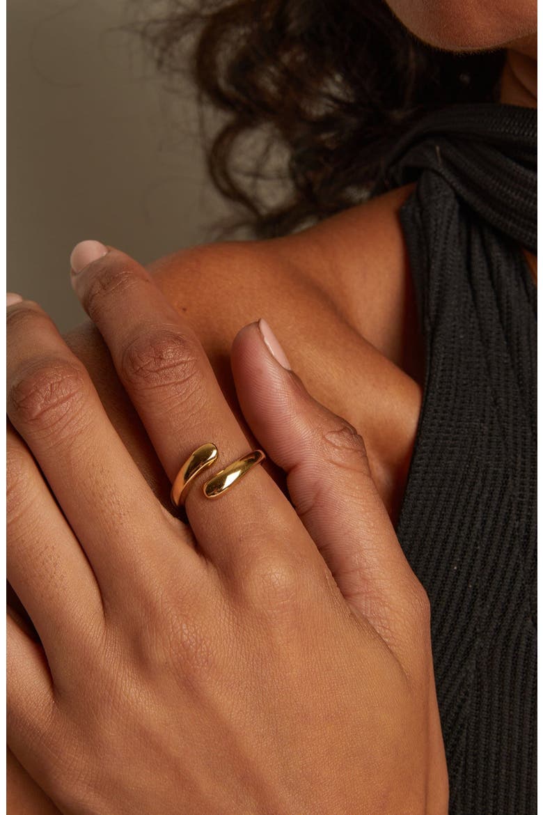 Ellipse Ring, Alternate, color, Yellow Gold Vermeil