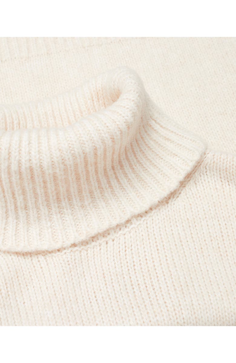 MANGO Oversize Turtleneck Sweater, Alternate, color, 