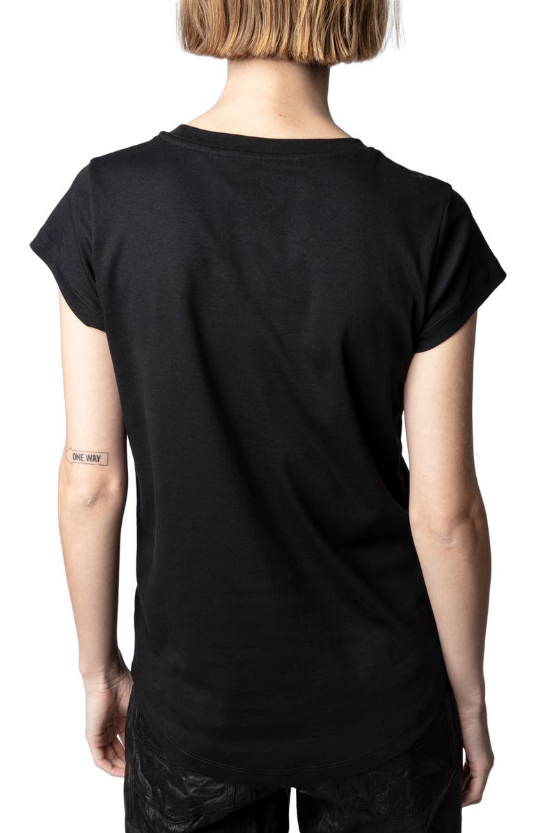 Zadig & Voltaire Amour Toujours Cotton Graphic Tee, Alternate, color, 