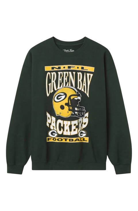Green Bay Packers Helmet Crewneck Sweatshirt