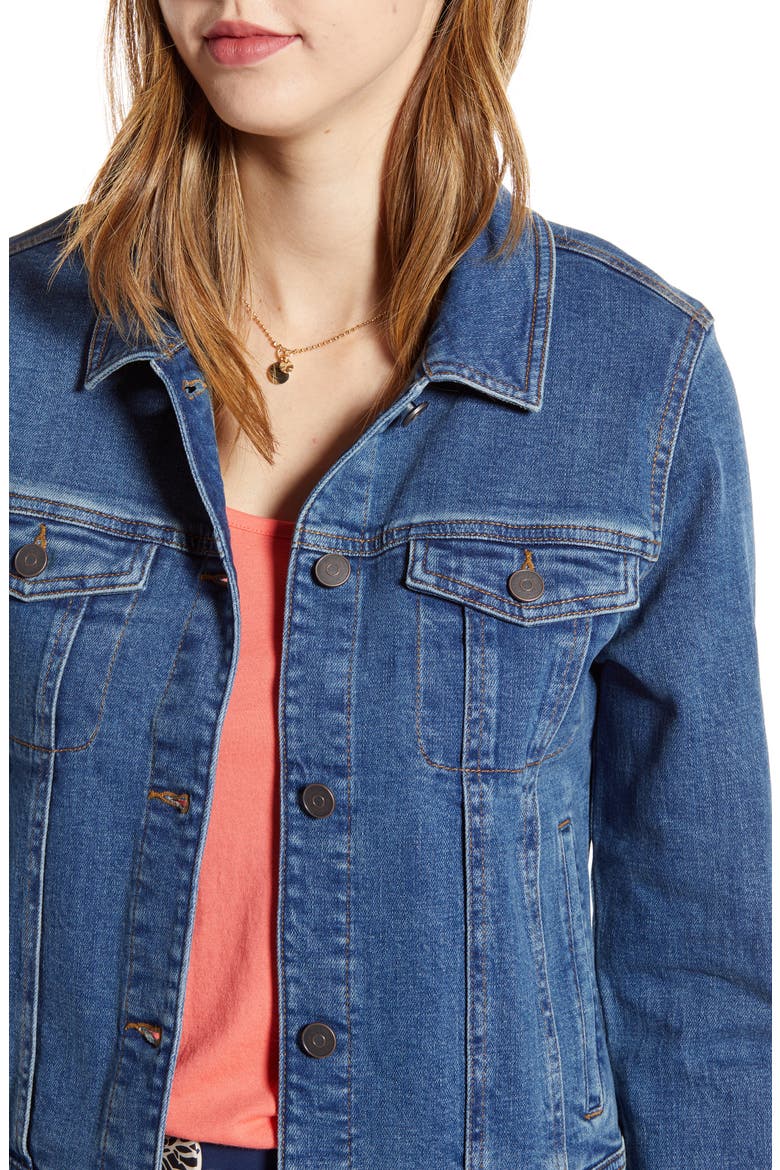 Denim Jacket, Alternate, color, PERFECT WASH