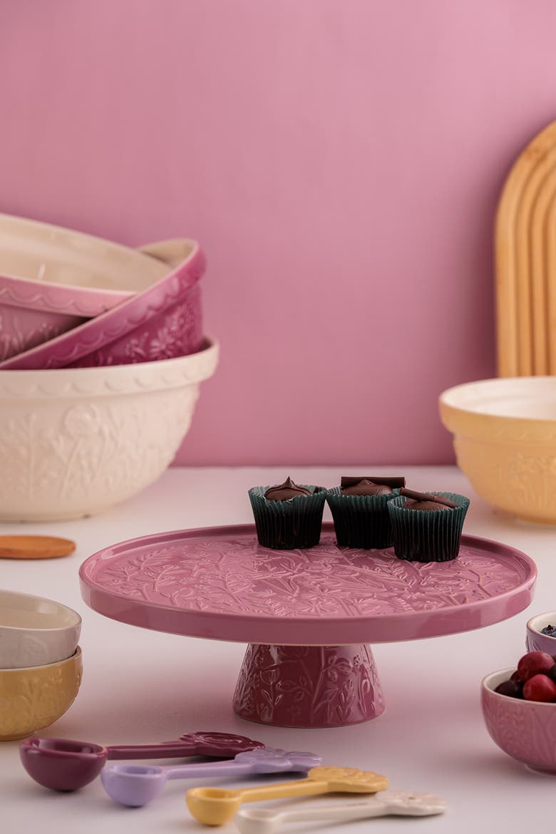 In the Meadow Cake Stand, Alternate, color, Purple