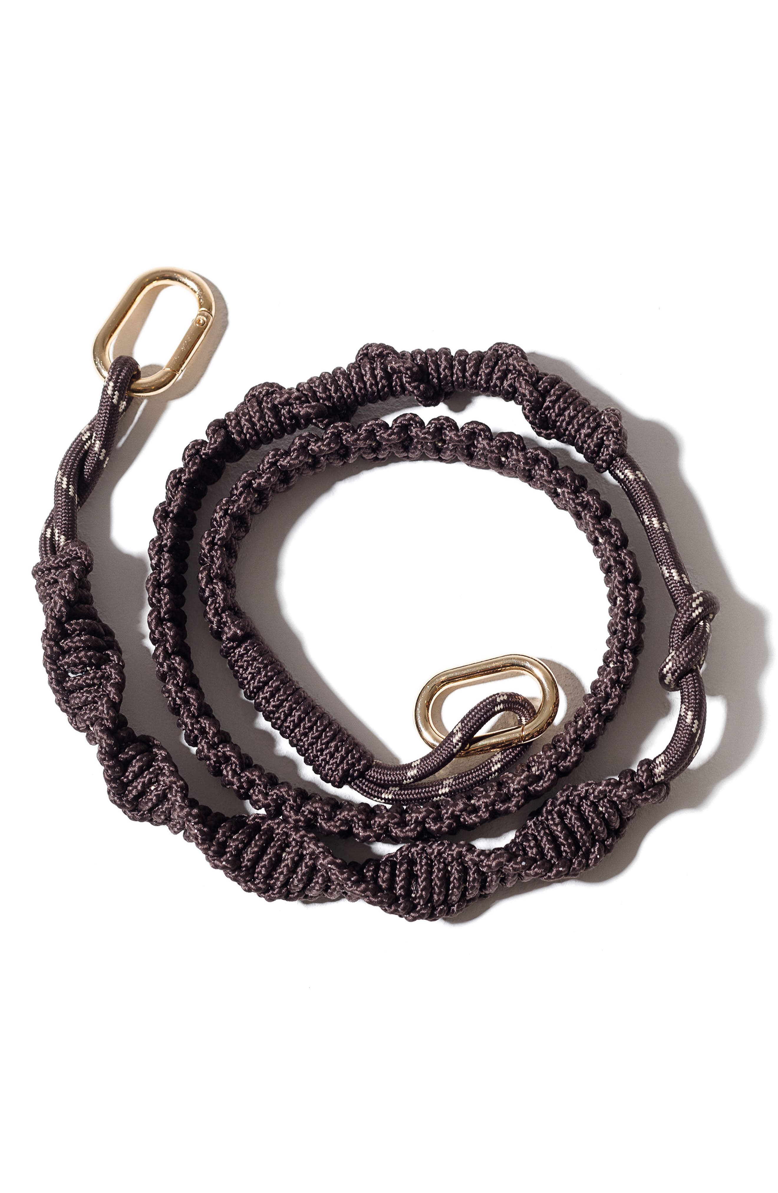 Macrame Bag Strap, Main, color, ESPRESSO