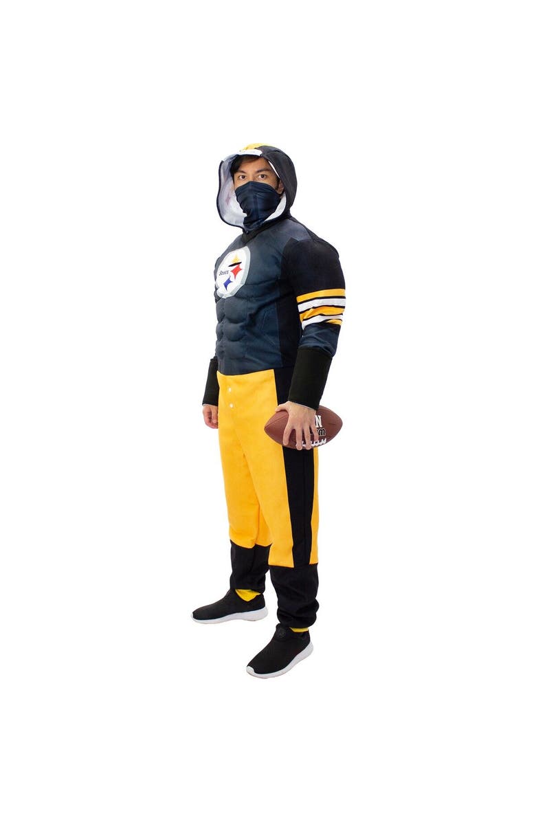 JERRY LEIGH Men's Black Pittsburgh Steelers Game Day Costume, Alternate, color, Black