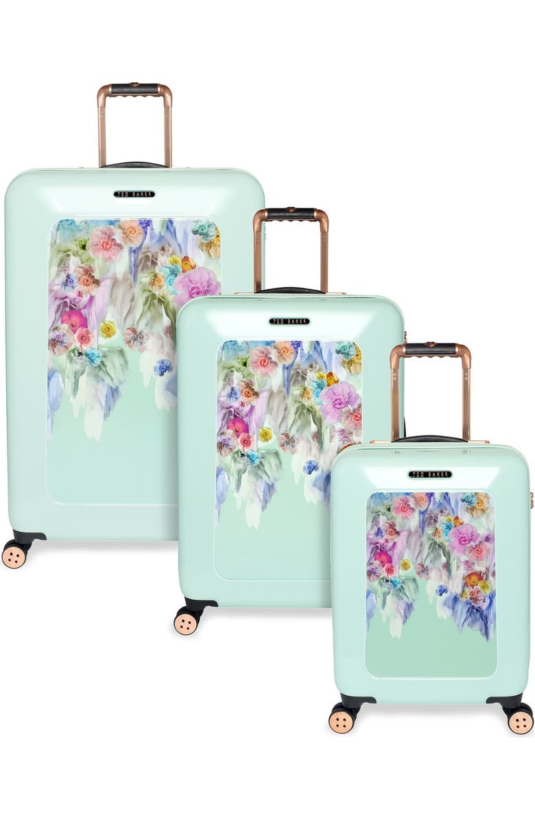 Ted Baker London 'Medium Sugar Sweet Florals' Hard Shell Suitcase, Alternate, color,