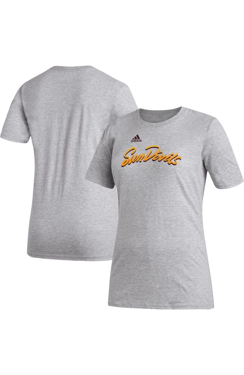 adidas Women's adidas Heathered Gray Arizona State Sun Devils Special Game Fresh T-Shirt, Main, color, 