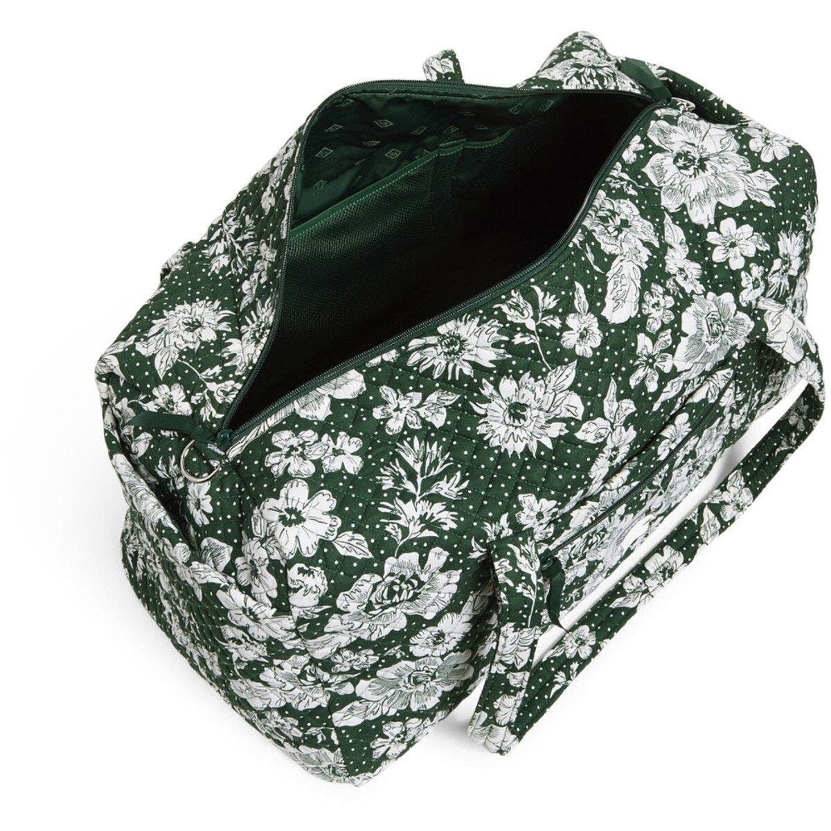 VERA BRADLEY Michigan State Spartans Rain Garden Large Travel Duffel Bag, Alternate, color, 