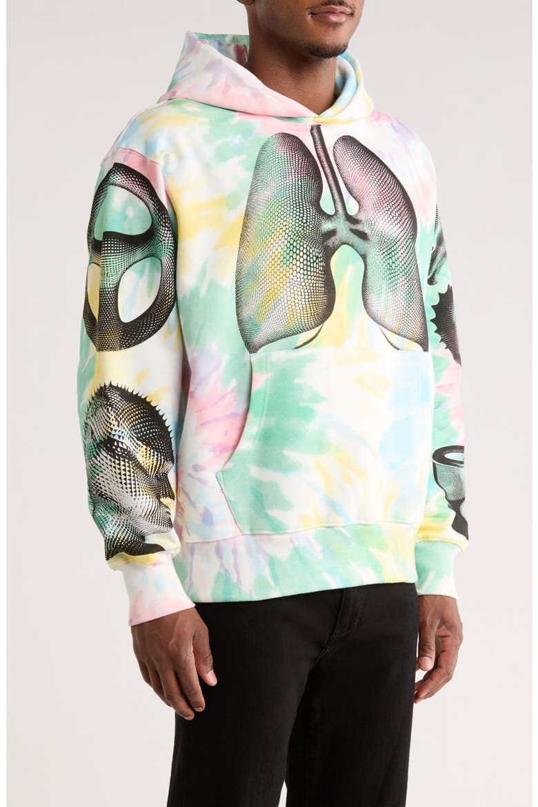 Dysfunction Graphic Hoodie, Alternate, color, MULTI