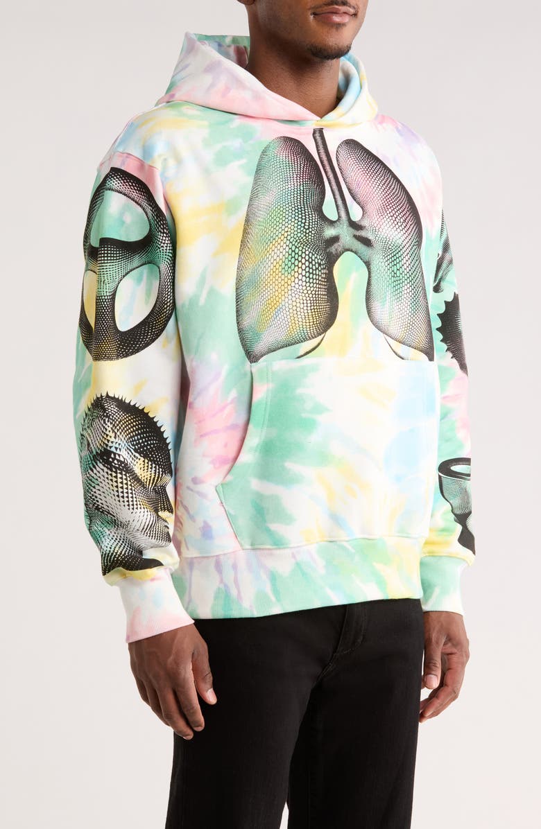 PLEASURES Dysfunction Graphic Hoodie, Alternate, color, Multi