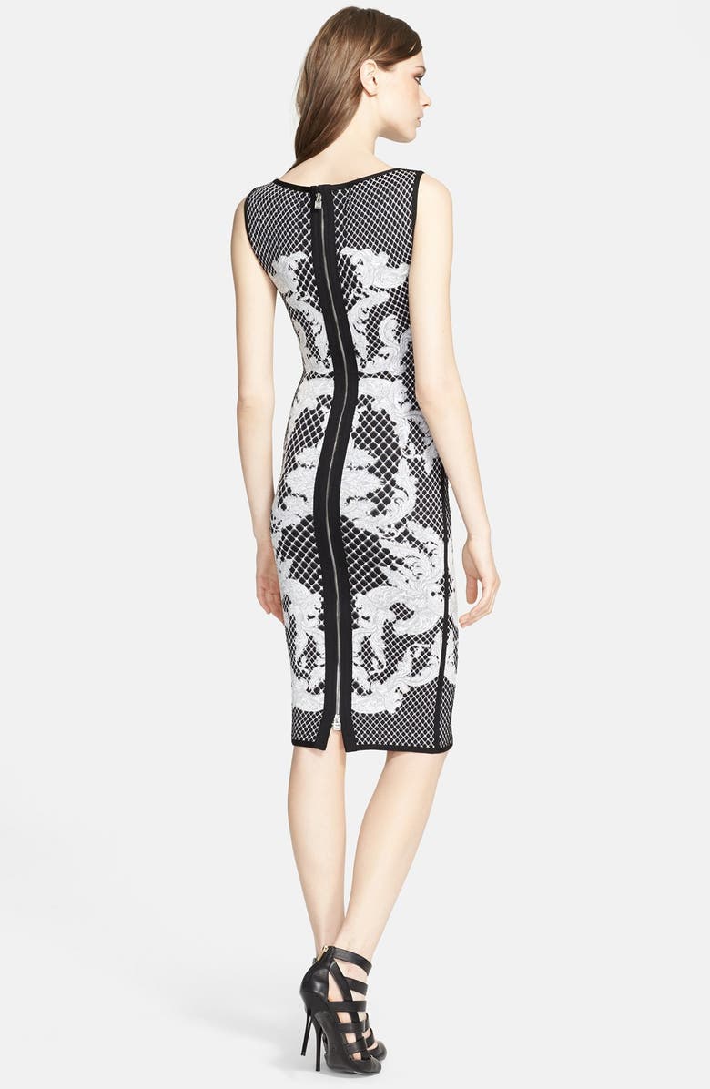 Herve Leger Jacquard Tank Dress, Alternate, color,