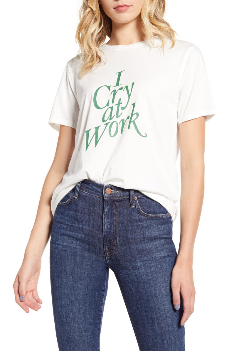 ban.do I Cry at Work Tee, Main, color,