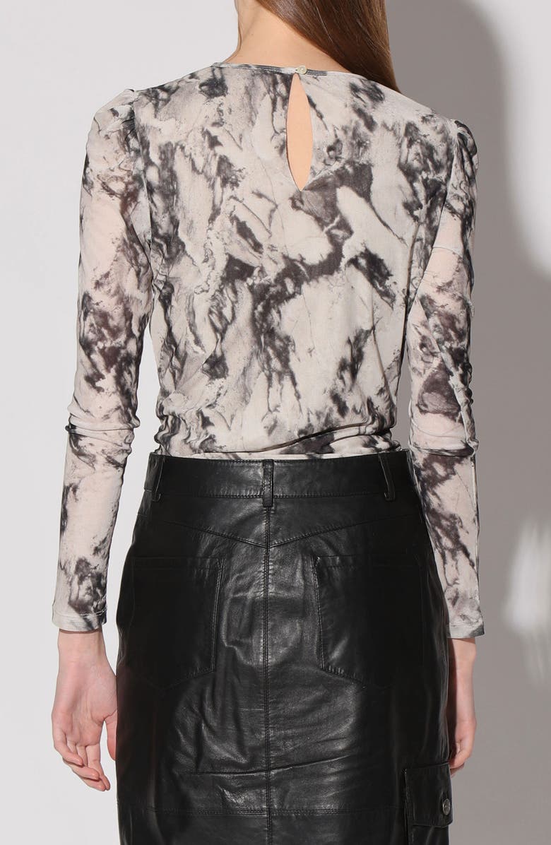 Walter Baker Justine Marble Long Sleeve Top, Alternate, color,
