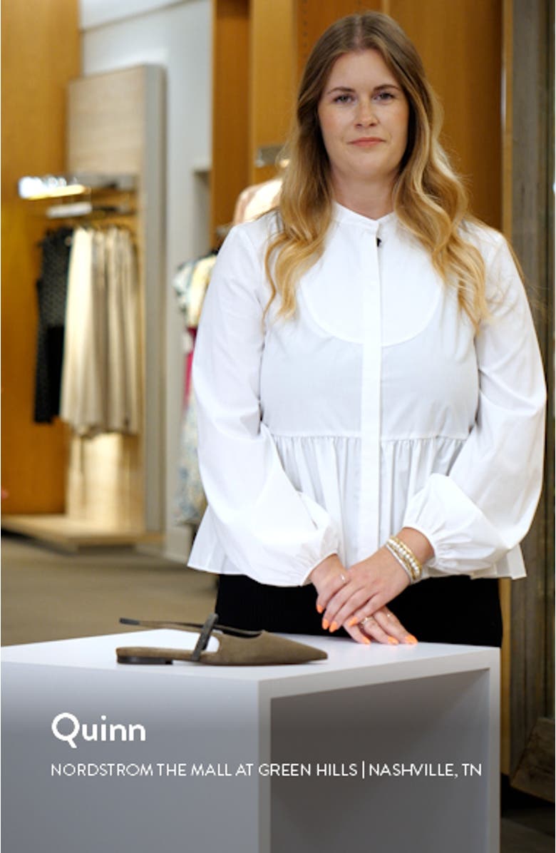 Monili Pointed Toe Slingback Flat, sales video thumbnail