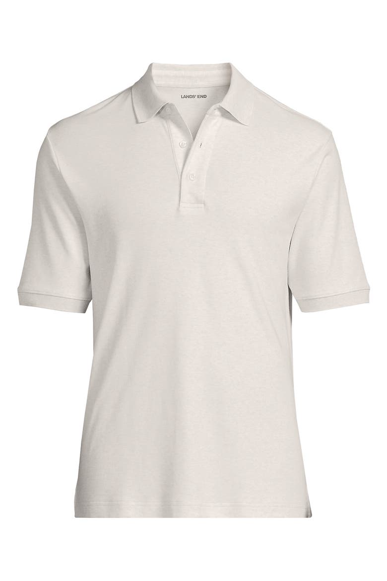 Short Sleeve Cotton Supima Polo Shirt, Alternate, color, Soft Canvas Heather