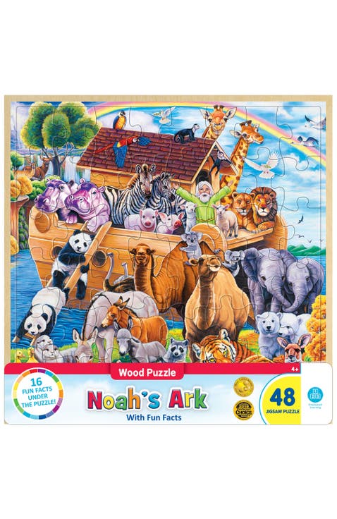 Noah's Ark 48 Piece Wood Jigsaw Puzzle