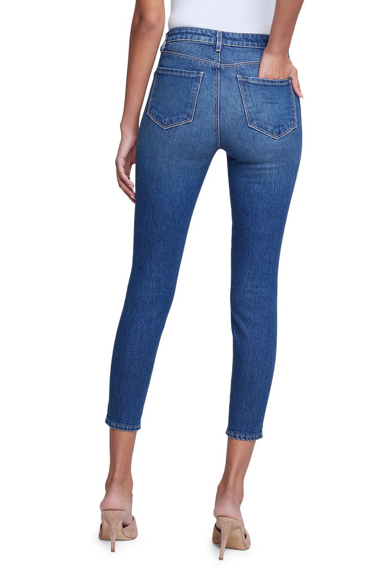 L'AGENCE Margot High Waist Skinny Jeans, Alternate, color, 