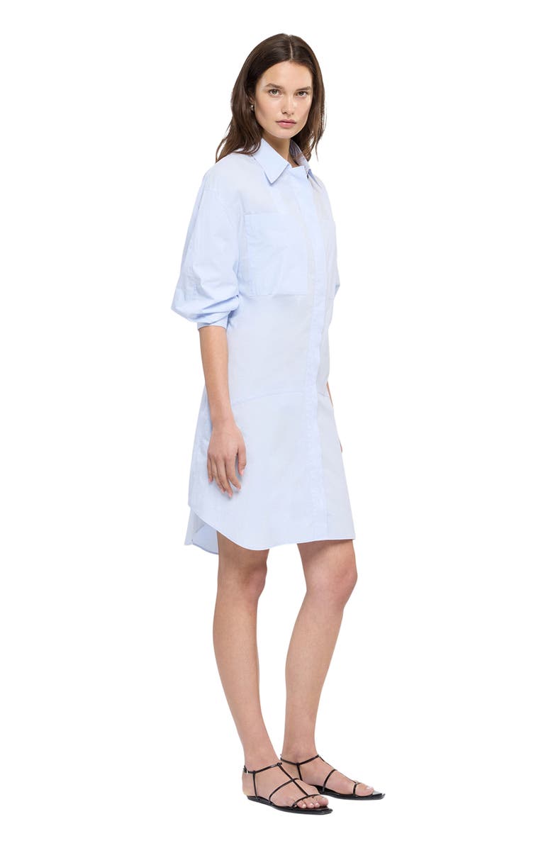 Another Tomorrow Shirtdress, Alternate, color, French Blue