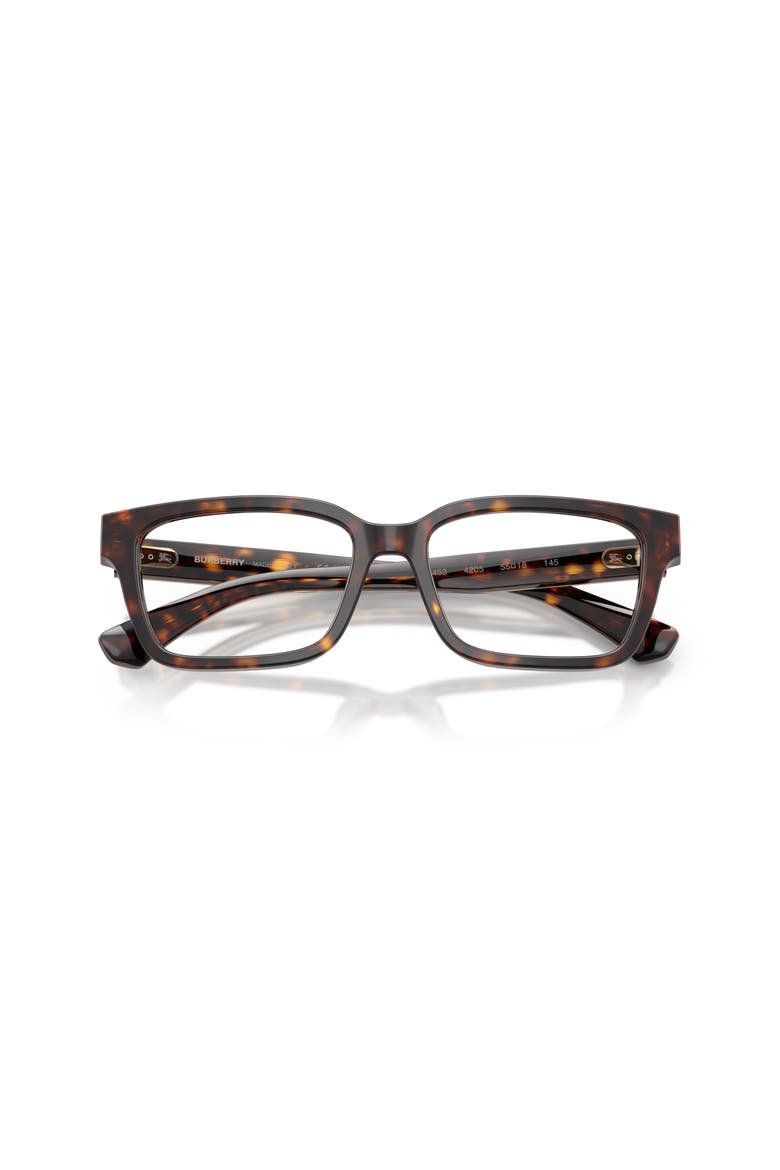 55mm Rectangle optical glasses, Alternate, color, Brown