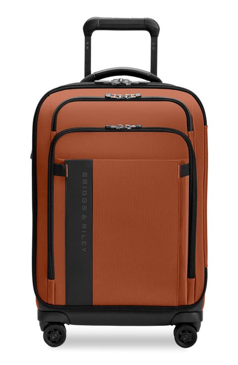 ZDX Essential 22-Inch Expandable Carry-On Spinner Suitcase