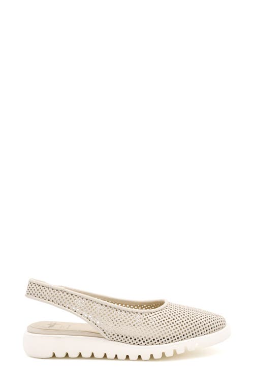 Amalfi By Rangoni Egregio Slingback Sneaker In Off White Vapor