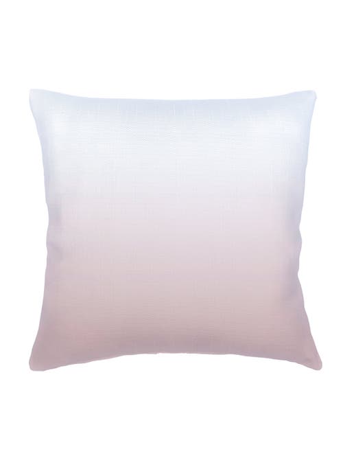 Anaya Pink Ombre Linen Euro Pillow 26x26 With Down Alternative Insert In Pink