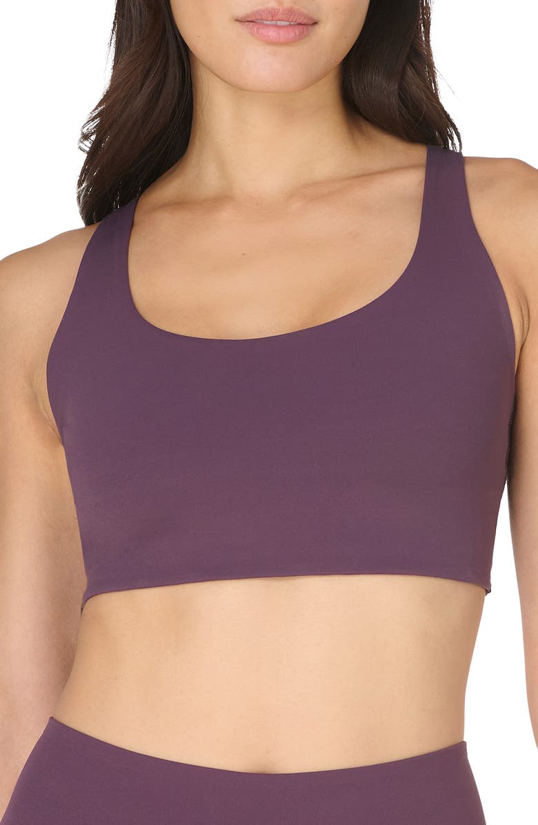 Sweaty Betty Ultimate Yoga Racerback Sports Bra, Main, color, Neptune Purple