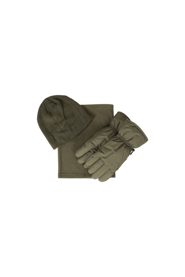 Hat Gloves And Scarf Set, Main, color, Green