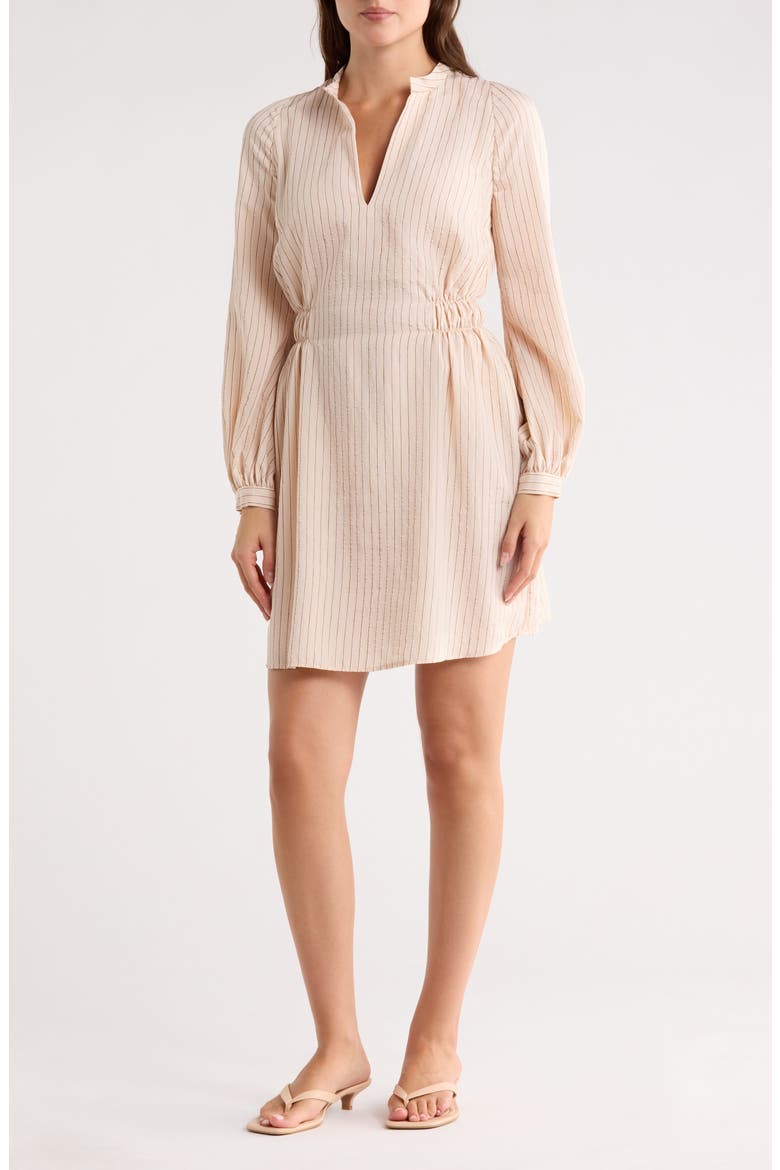 Long Sleeve Dress, Main, color, BEIGE