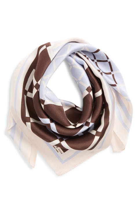 Pop Geo Silk Scarf