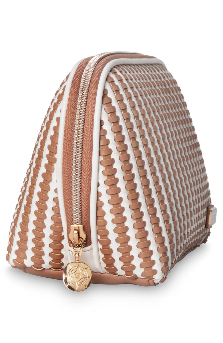 Stephanie Johnson Marabella Mocha Lola Makeup Bag, Alternate, color, Brown