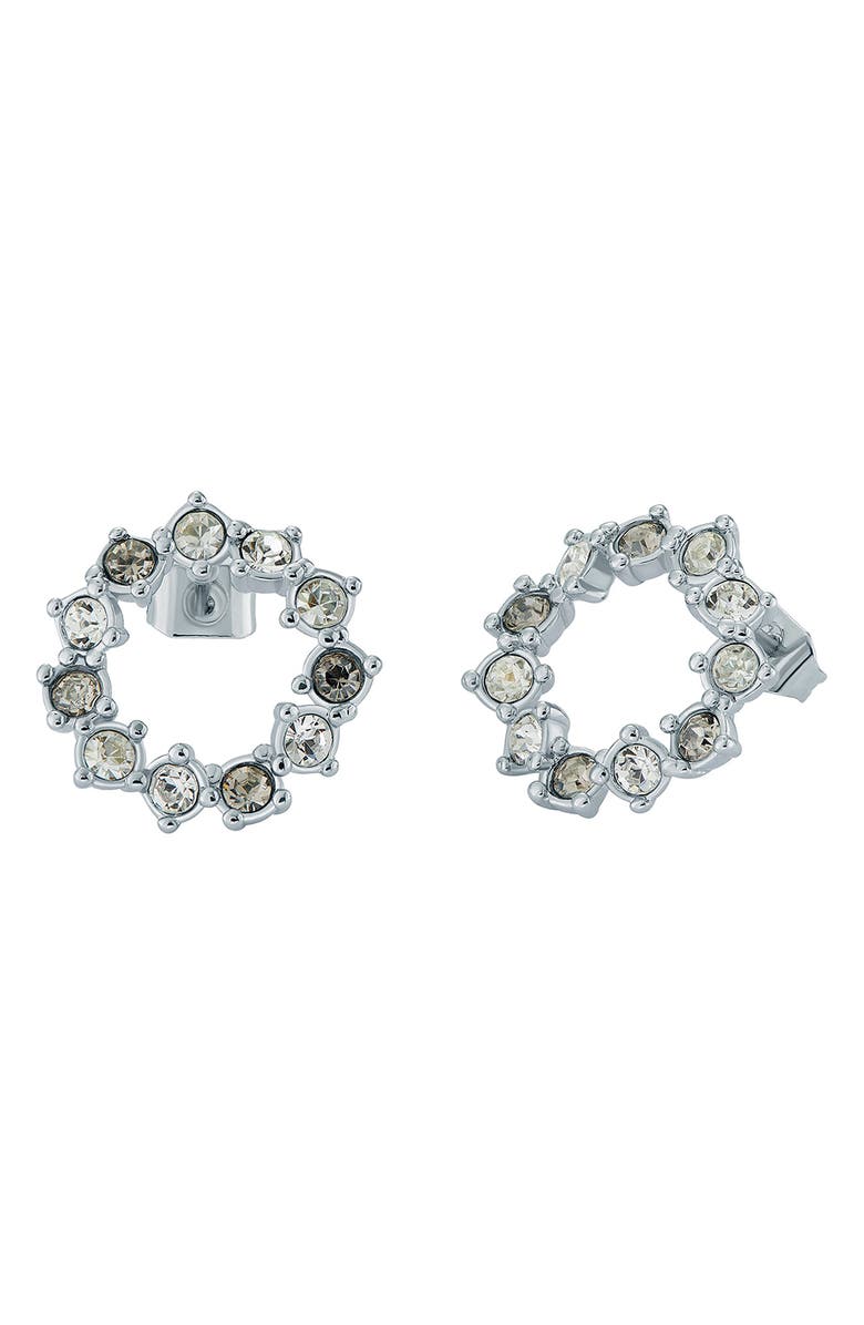 Ted Baker London Cresina Crystal Hoop Stud Earrings, Alternate, color, 