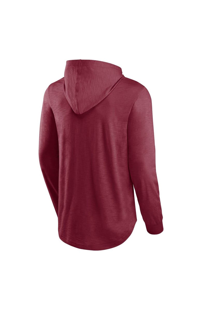 FANATICS Men's Fanatics Branded Burgundy Washington Commanders Front Runner Long Sleeve Hooded T-Shirt, Alternate, color, Burgundy