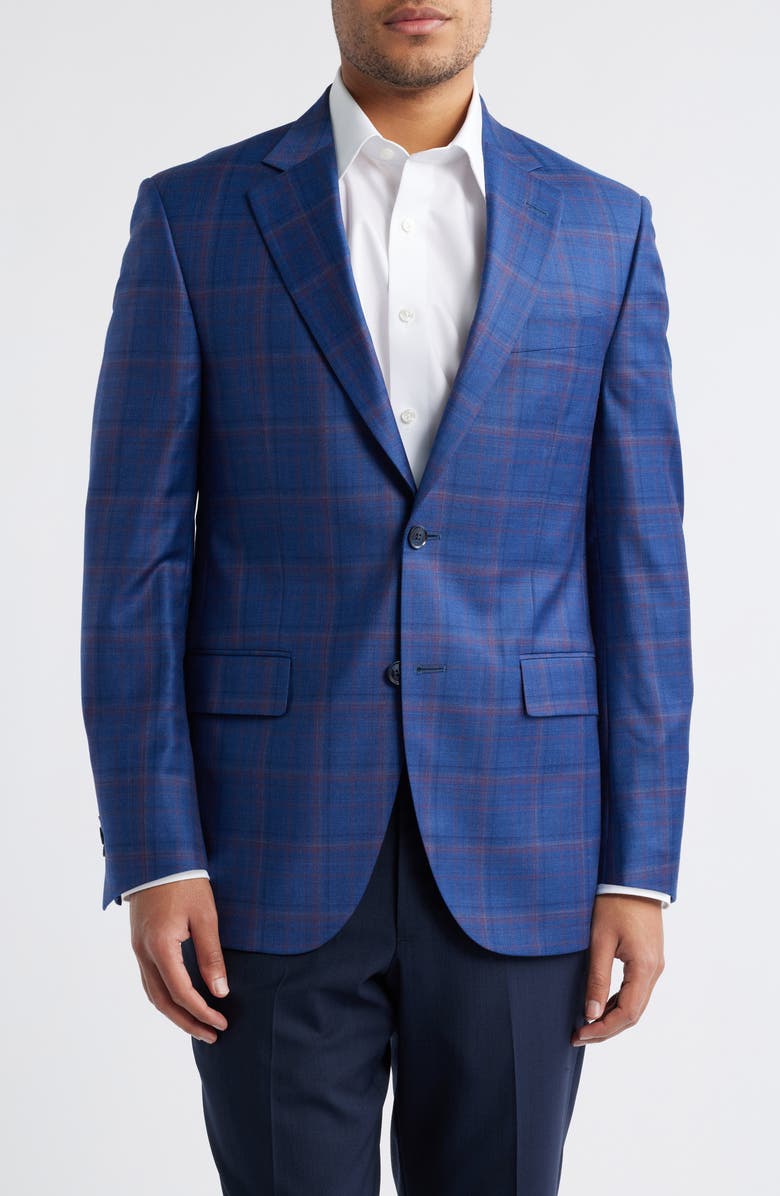 Peter Millar Flynn Classic Sport Coat, Alternate, color, Blue