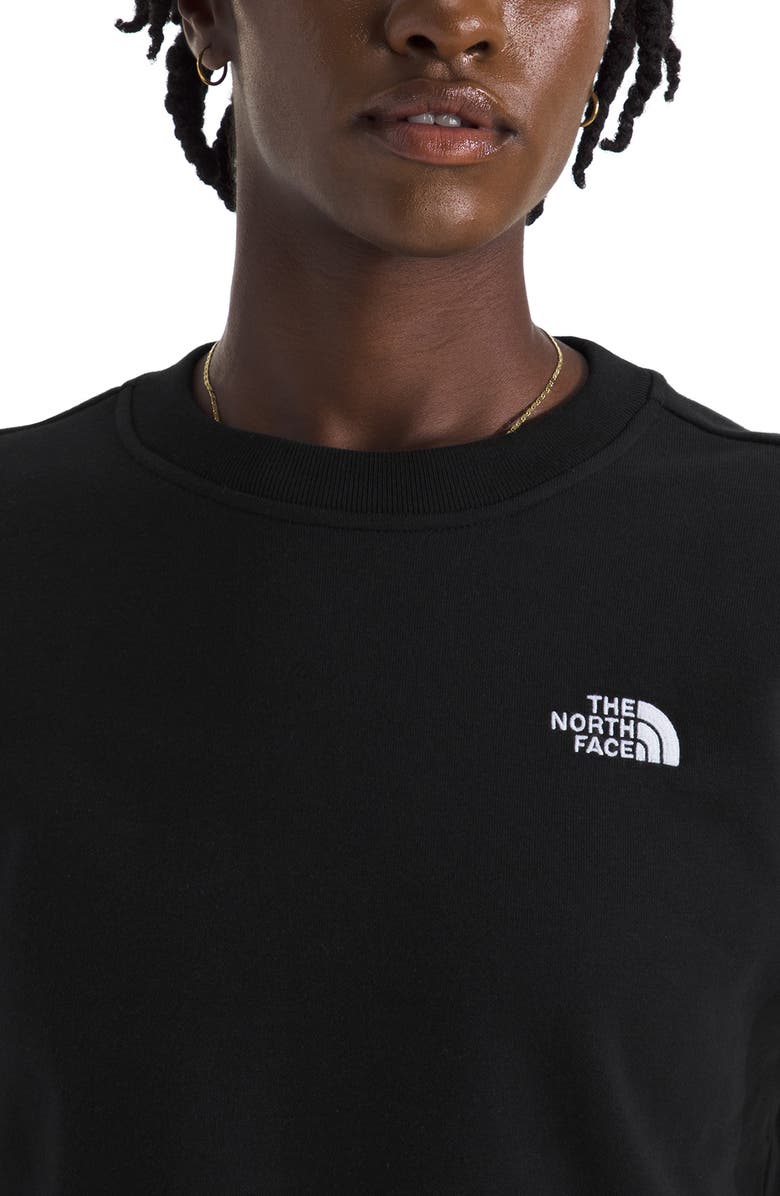 The North Face Evolution Simple Dome Crewneck Sweatshirt, Alternate, color, Tnf Black