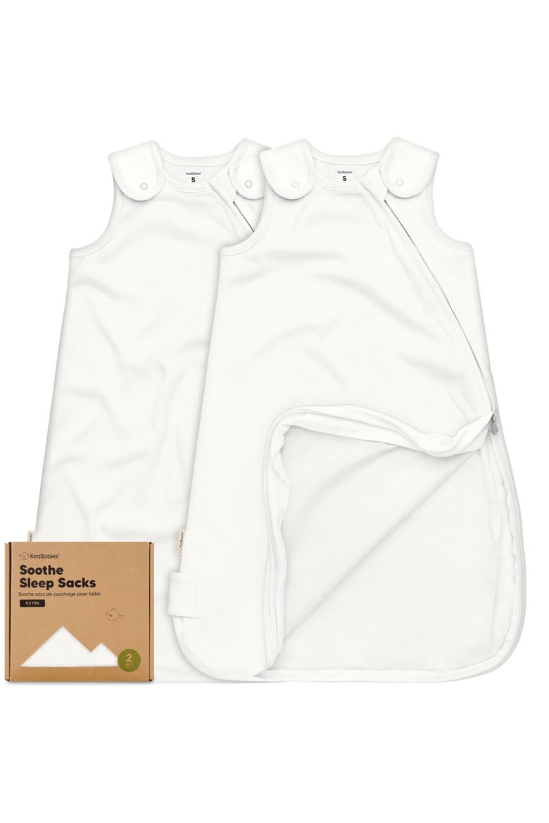 2-Pack Soothe Sleep Sacks, Main, color, Soft White
