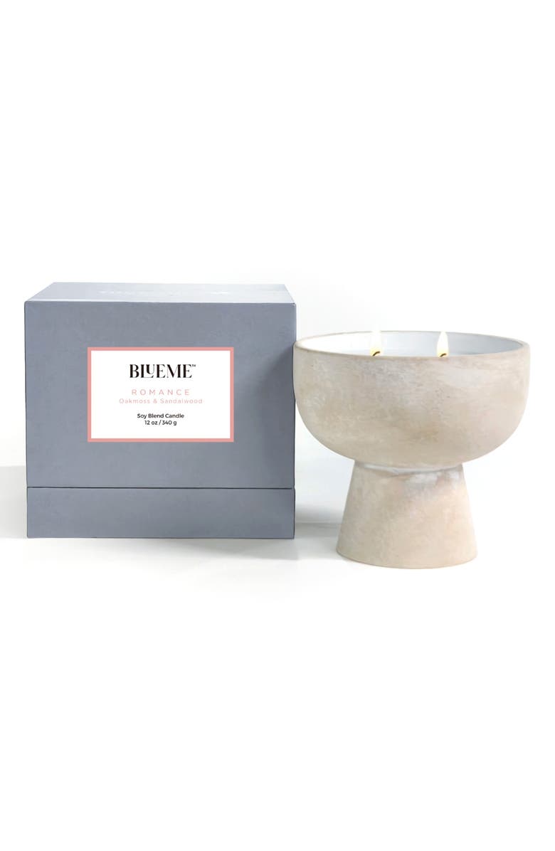 Blueme Romance Medium Ceramic Candle, Main, color, 