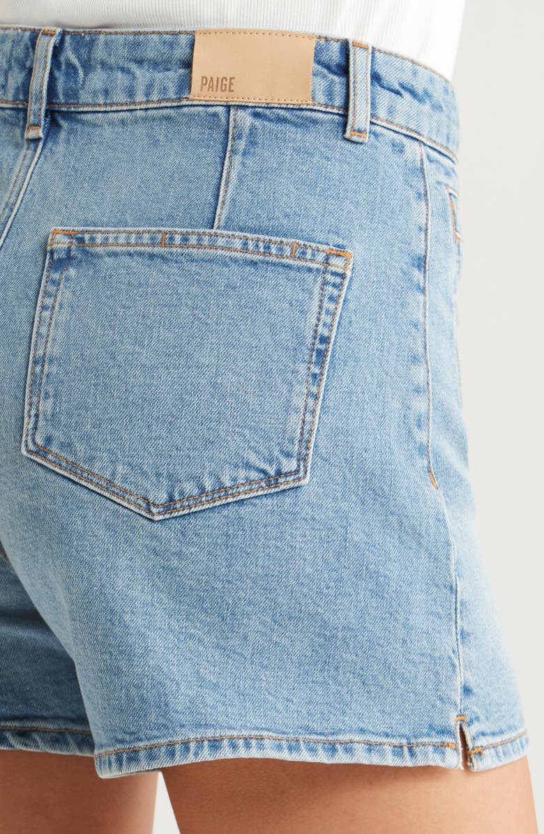 PAIGE Dani High Waist Cutoff Denim Shorts, Alternate, color, Expedition