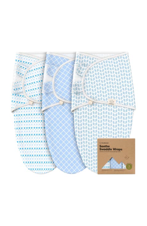 3-Pack Soothe Swaddle Wraps