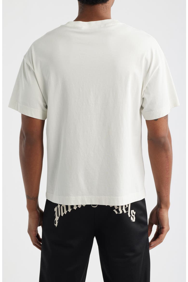 Bear Regular Fit Cotton Graphic T-Shirt, Alternate, color, OFF WHITE BROWN