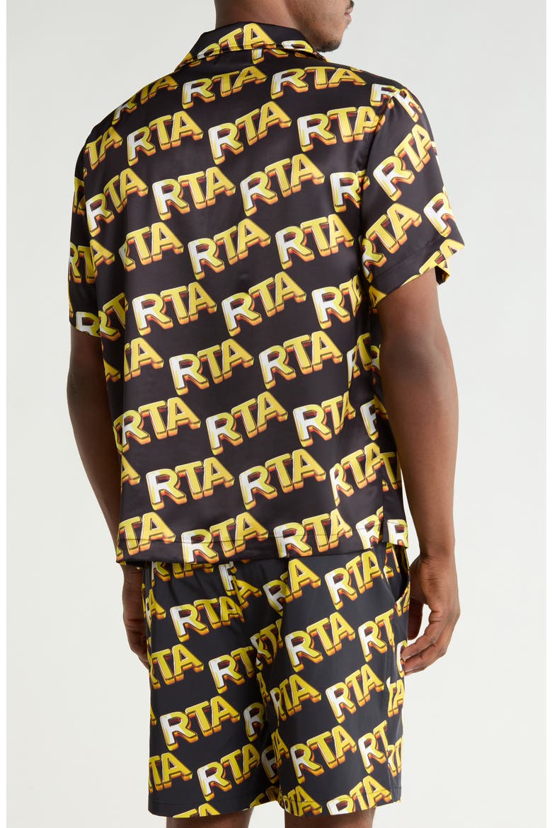 Nathan Button-Up Shirt, Alternate, color, BLACK RTA BULLION