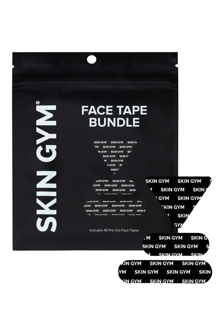 Face Tape Bundle, Main, color, BLACK