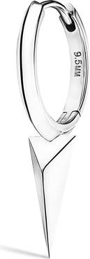 MARIA TASH Faceted Single Long Spike Hoop Earring