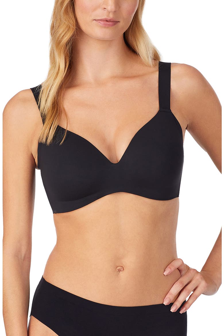 Le Mystére Smooth Shape 360 Smoother Bra, Main, color, BLACK