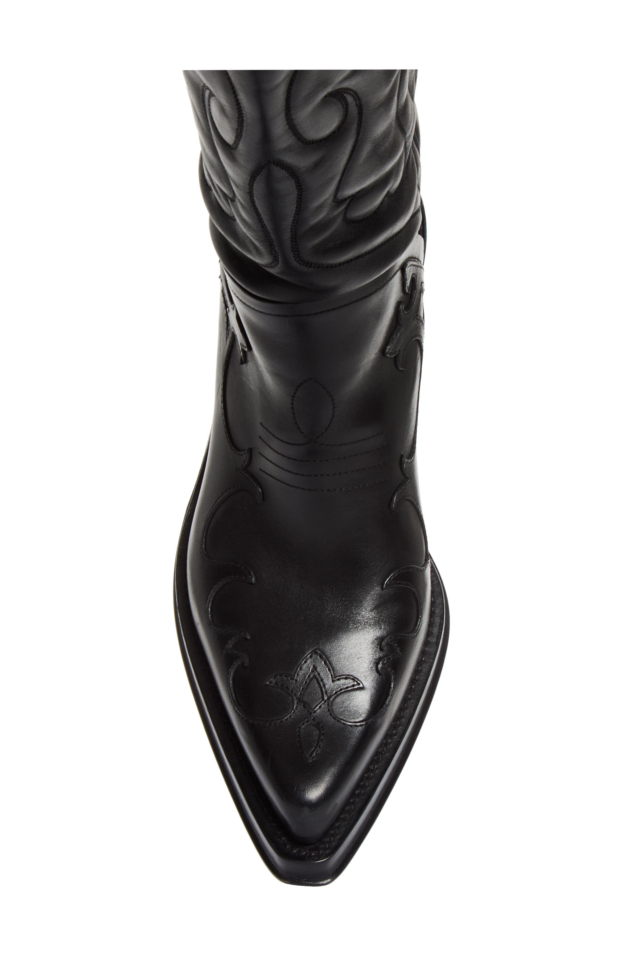 Capitana Western Boot, Alternate, color, BLACK