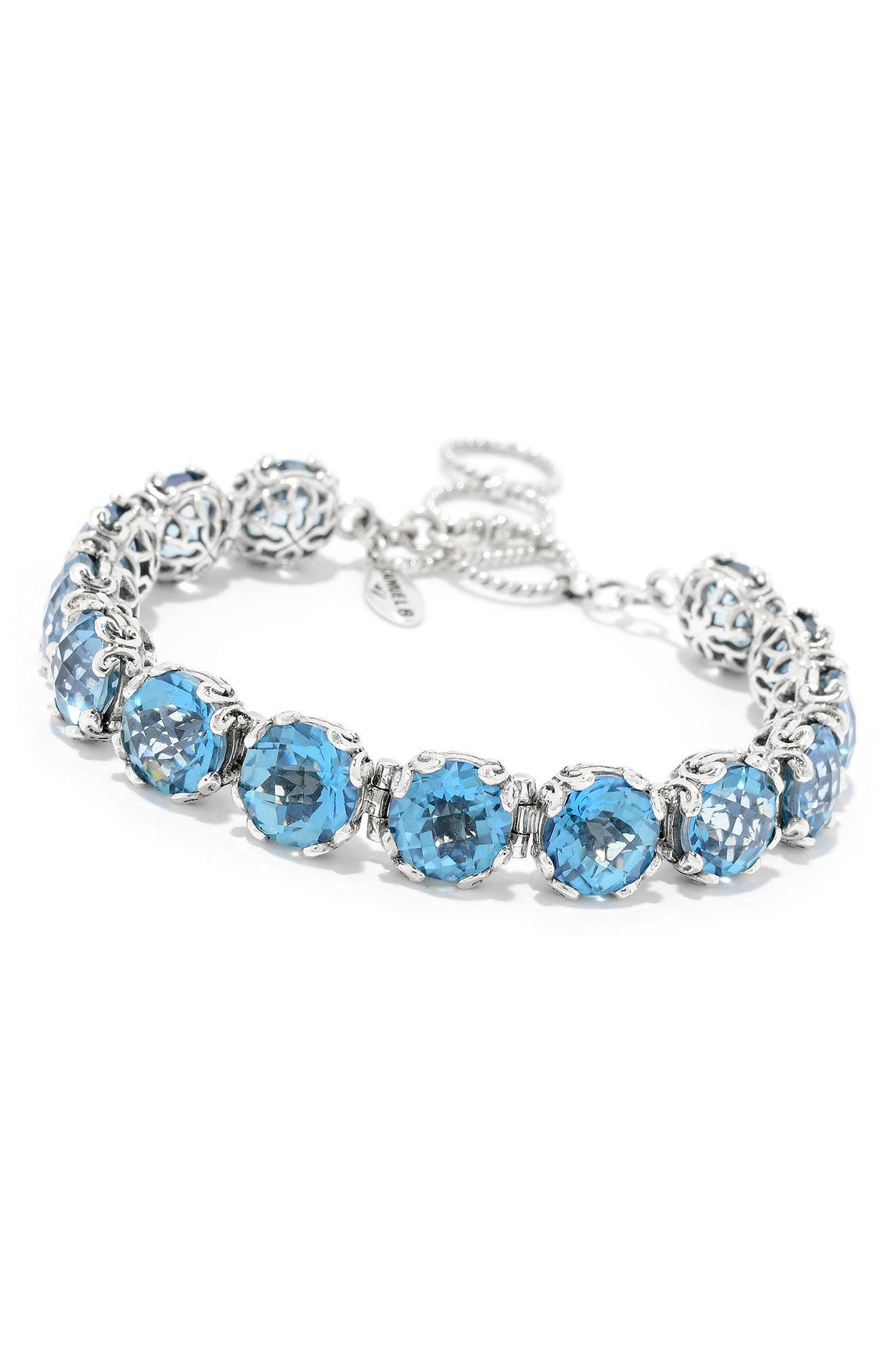 SAMUEL B. Aquamarine & Topaz Bracelet