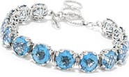SAMUEL B. Aquamarine & Topaz Bracelet