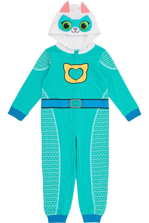 Super Kitties Hooded One Piece