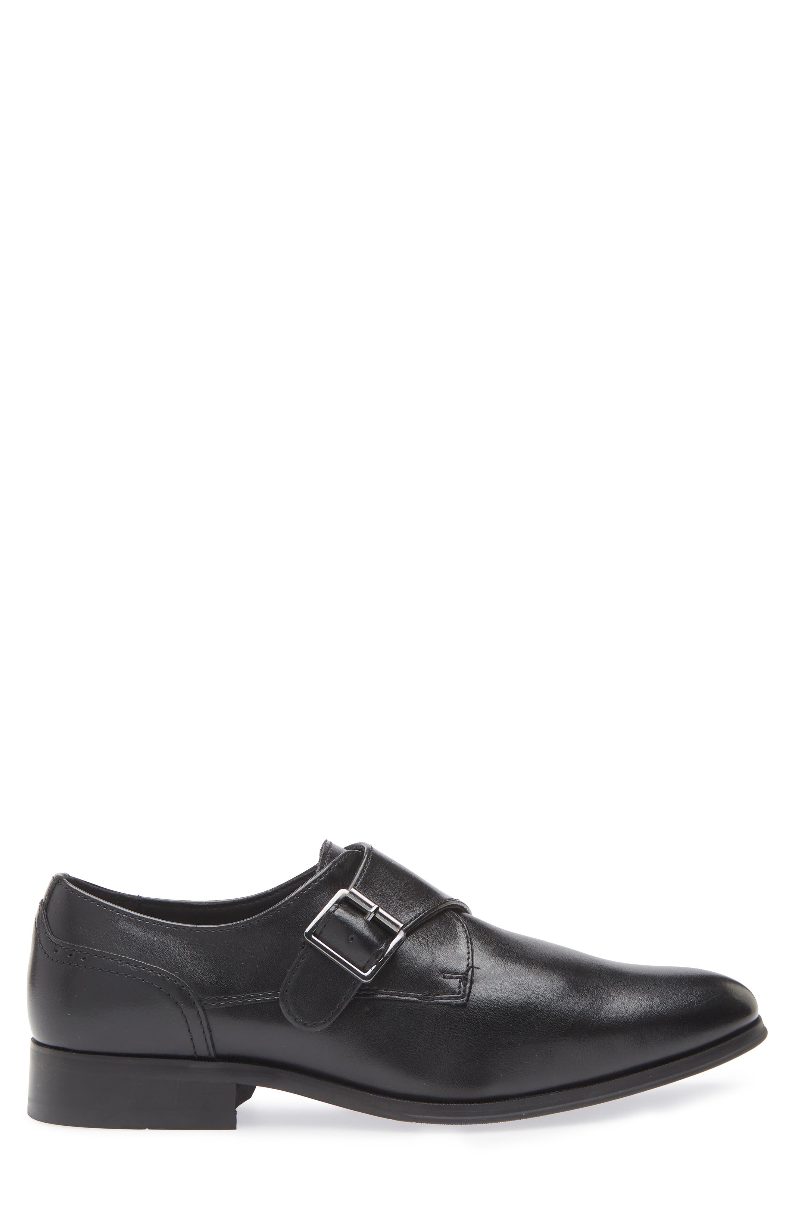 Abound Caden Single Monk Strap Loafer, Alternate, color, Black